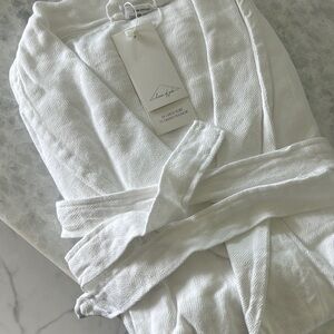 White Women's Robe house of Jude